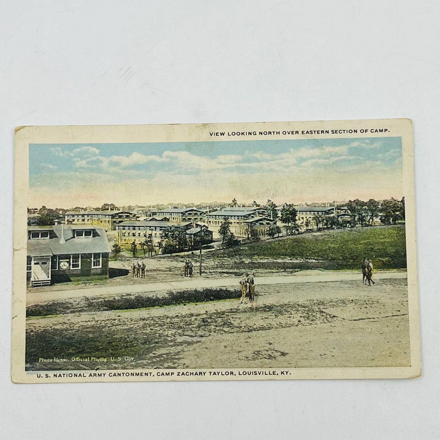 1910s WWI Army Cantonment Looking North Camp Zachary Taylor Louisville KY PA8