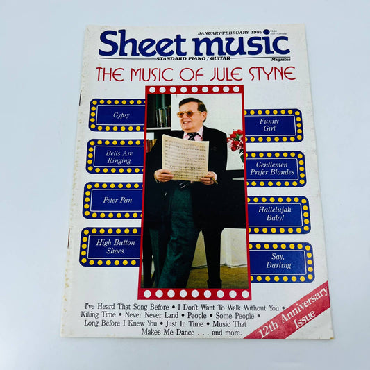 Sheet Music Magazine 1989 Jule Styne Funny Girl Gypsy Say Darling Peter Pan BA2