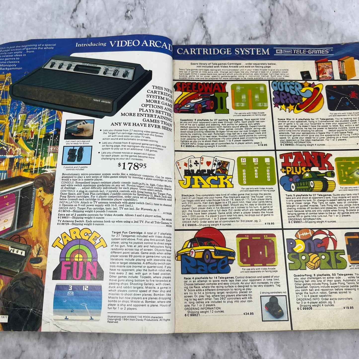 Sears 1977 Wish Book Catalog Star Wars Barbie Atari Lionel Toys Clothing S4