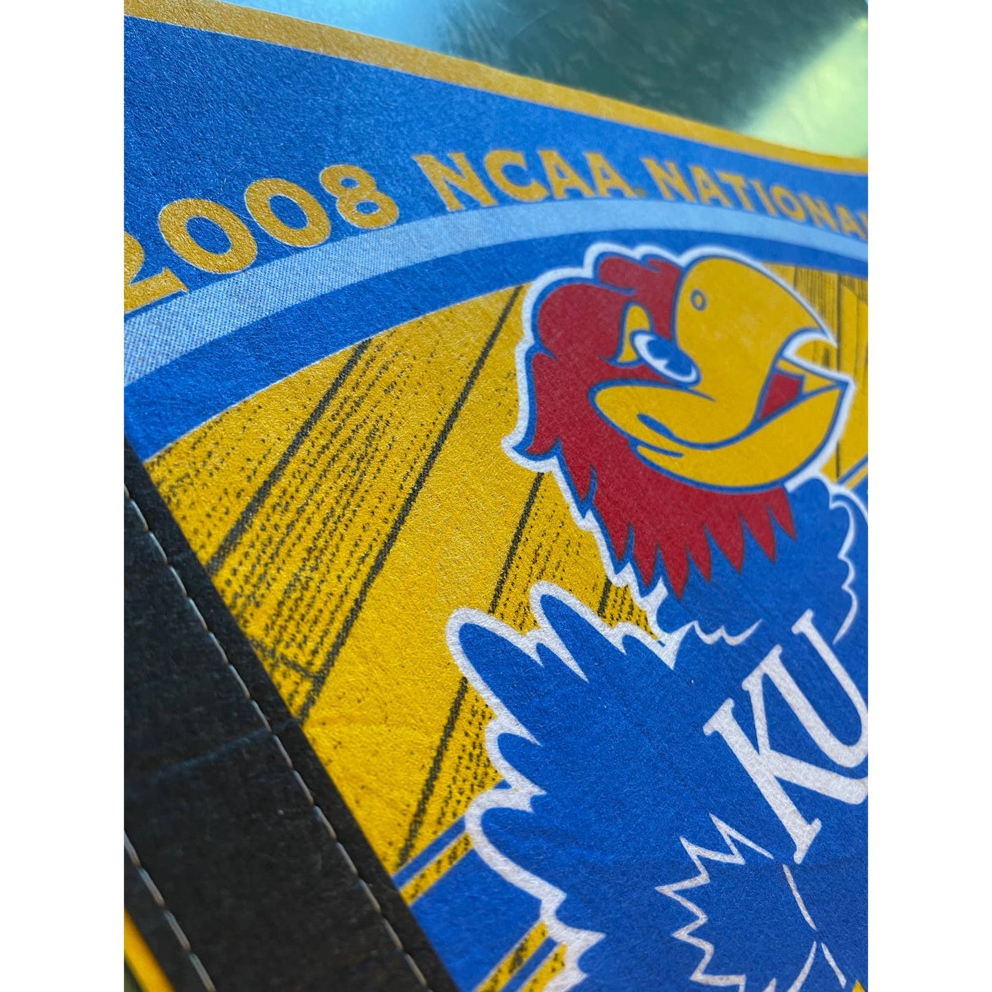 2008 NCAA National Champions University of Kansas Jayhawks Souvenir Pennant