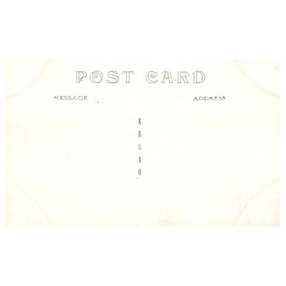 Heavy Seas Coming Over Foc' sl 1913 - Original Postcard RPPC TJ8-4