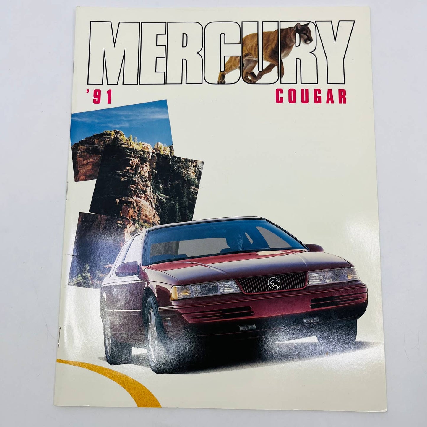 1991 Mercury Cougar Car Brochure Catalog BA1