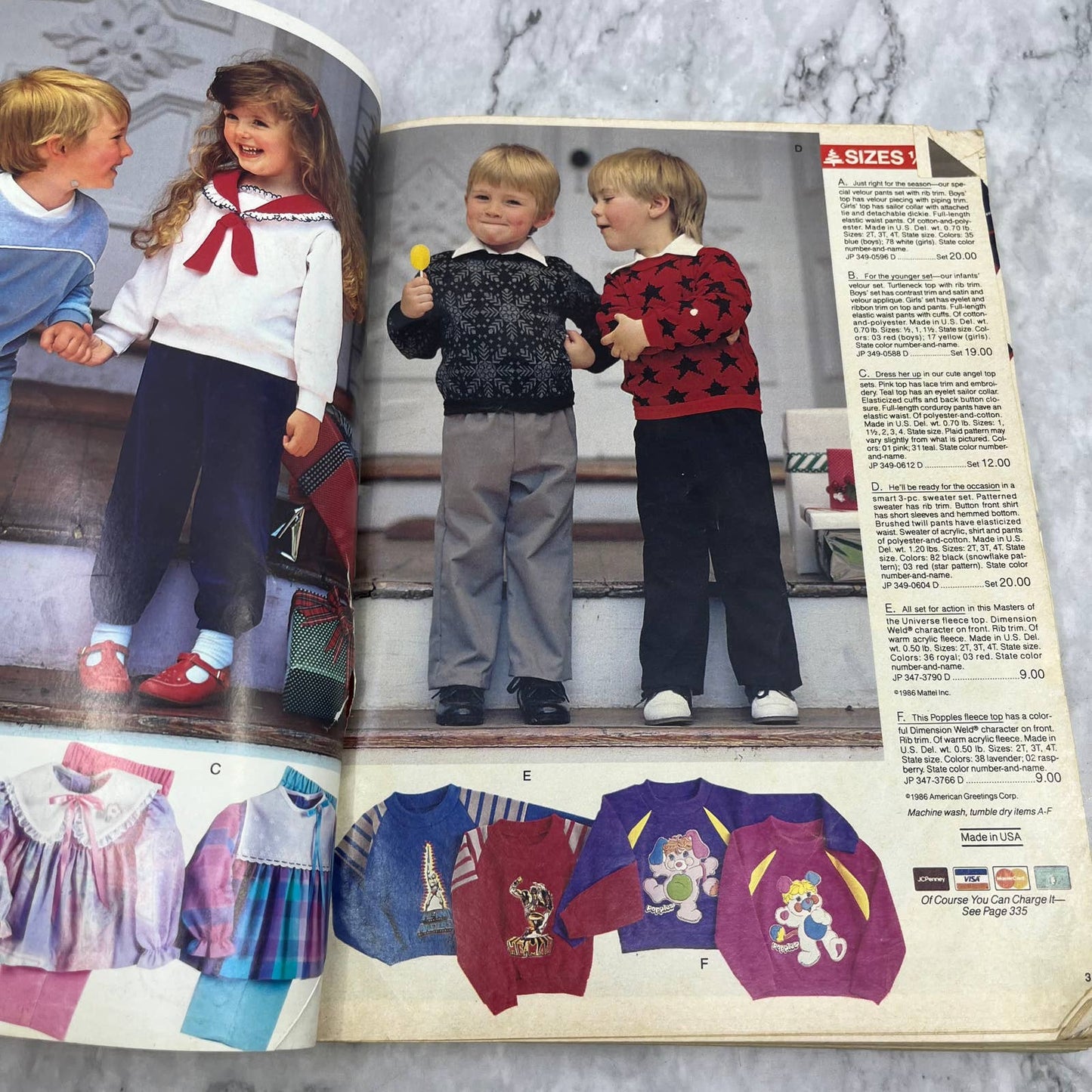 1986 JC Penny Christmas Wish Book Catalog - Great Vintage Toys & Gifts S1