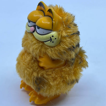 1981 Wind Up Toy Kate's Meow Fuzzy GARFIELD Taiwan 3" WORKS TH7