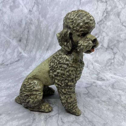Kaiser Germany Gray POODLE Dog Bisque Figurine 7" Tall Nice Standing 7" TJ1