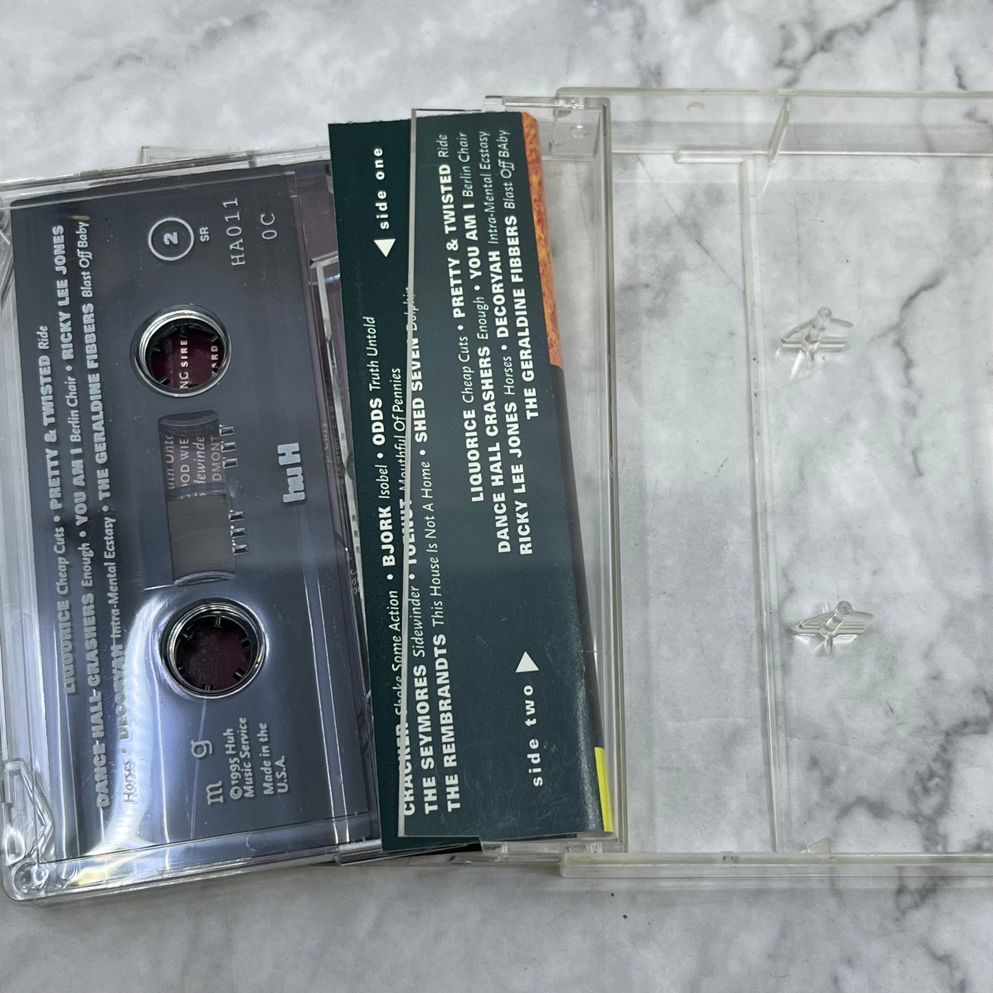 1995 hu H Alternative Rock Compilation Cassette Tape TH9-C1