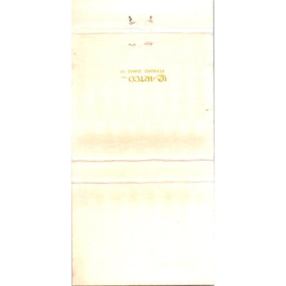 1983 Jim and Lisa Wedding Advertising Matchbook Cover MM9-7