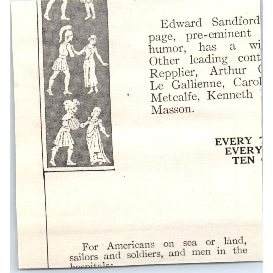 c1920 Harper's Ad - The Miracle of Milk Physical Culture Publishing NY EA3