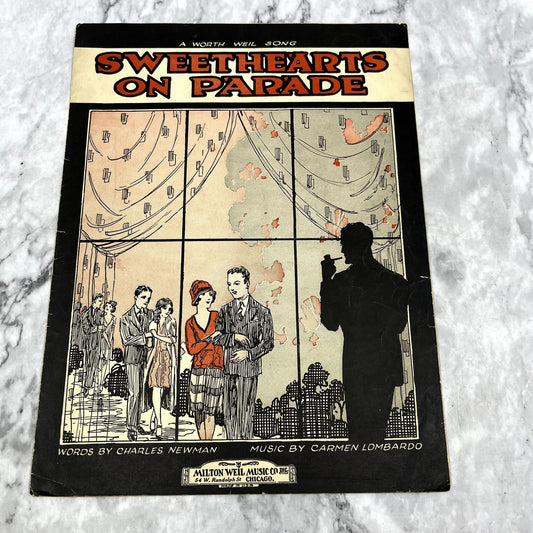 Sweetheart on Parade Charle Newman Carmen Lombardo 1928 Sheet Music V42-1