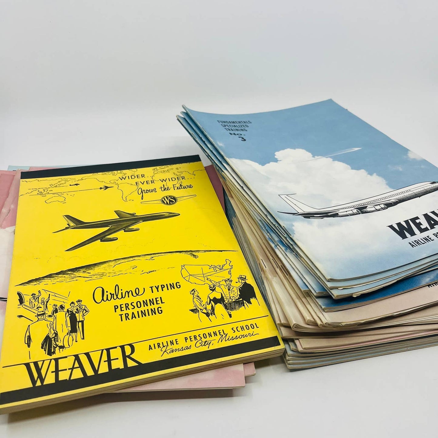 1967 Weaver Airlines Personnel School Complete Training Material Set