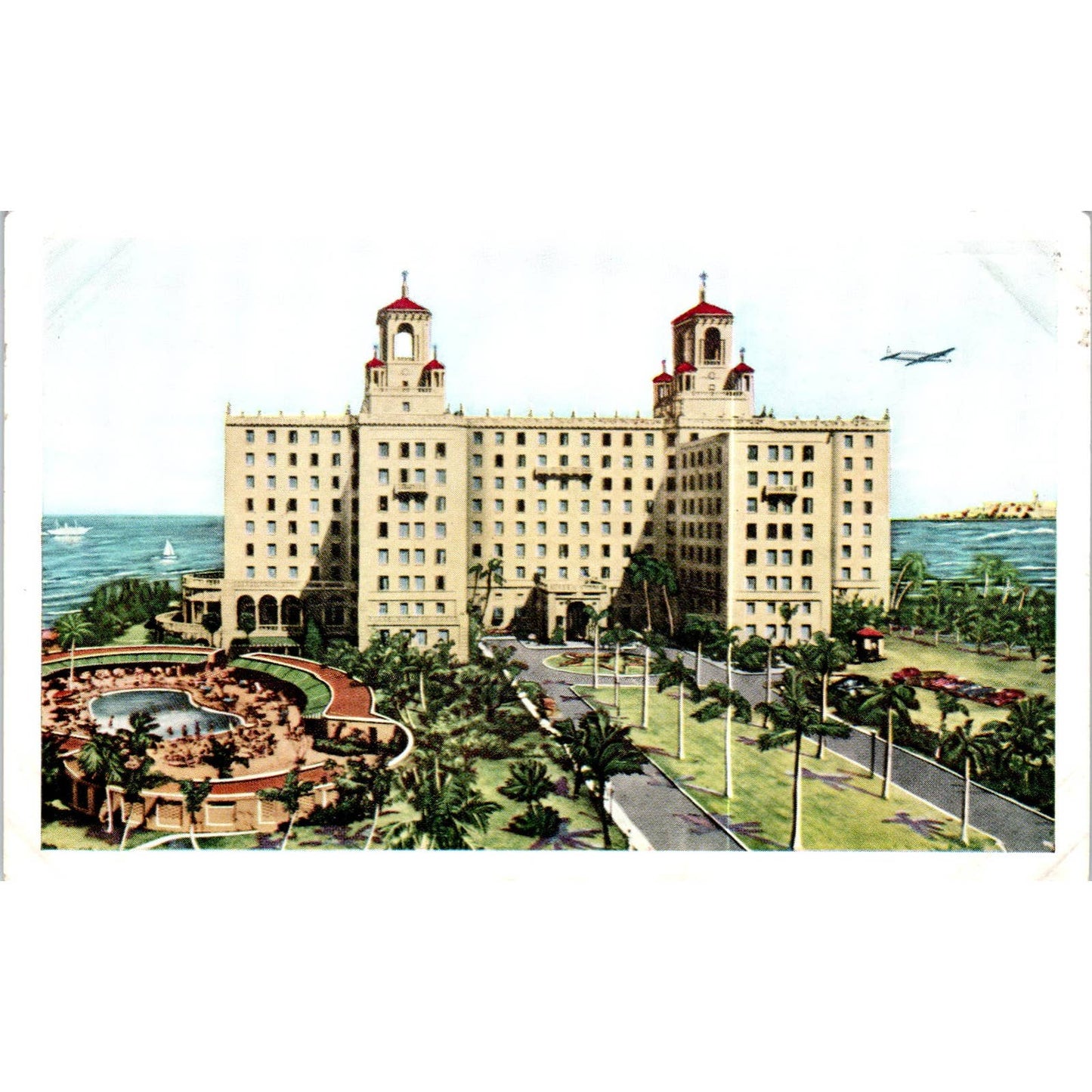 Hotel Nacional De Cuba Havana Republica de Cuba Original Postcard TK1-P16