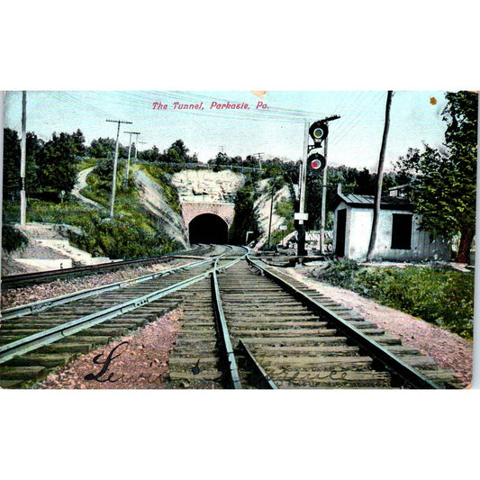 Antique Postcard The Tunnel Perkasie PA TD9-P1
