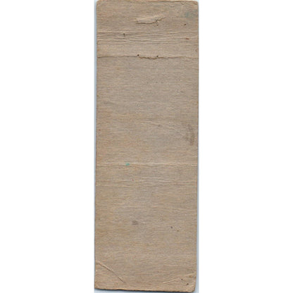 Re-Elect Democrat J.E. Taylor Attorney General Political Matchbook Cover SA9-M10