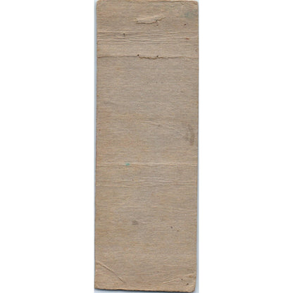 Re-Elect Democrat J.E. Taylor Attorney General Political Matchbook Cover MM9-1