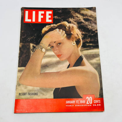 Life Magazine JANUARY 17, 1949 Winter Storm, Rocket to the Moon TD5