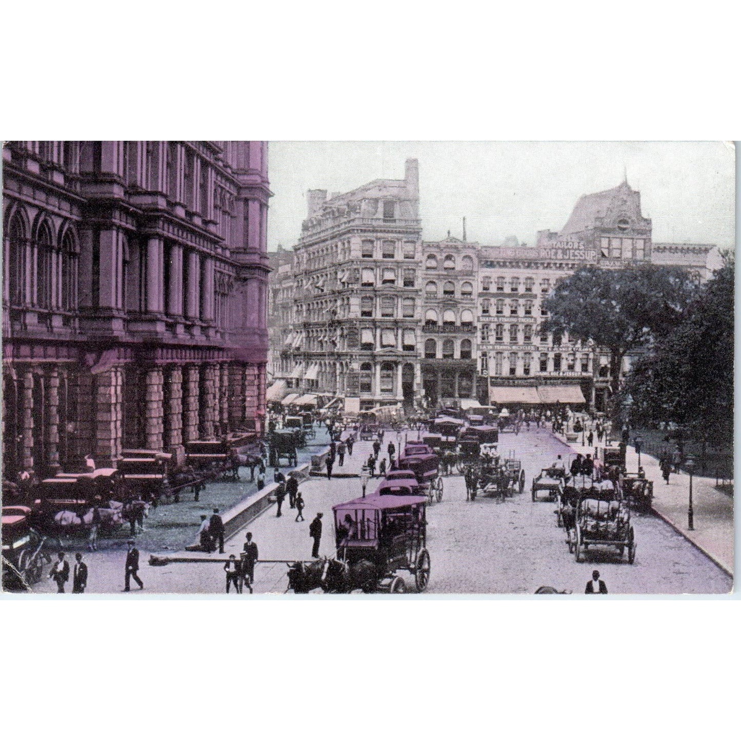 Post Office Building New York c1910 Original Postcard TK1-24