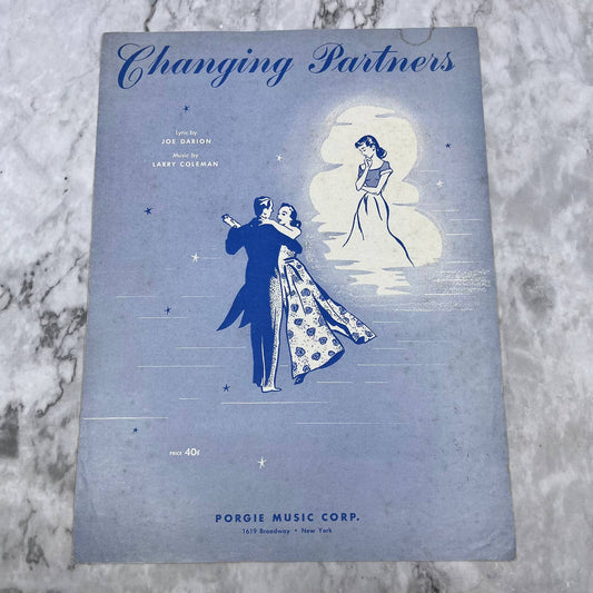 1953 Changing Partners Joe Darion Larry Coleman Vintage sheet music TI1