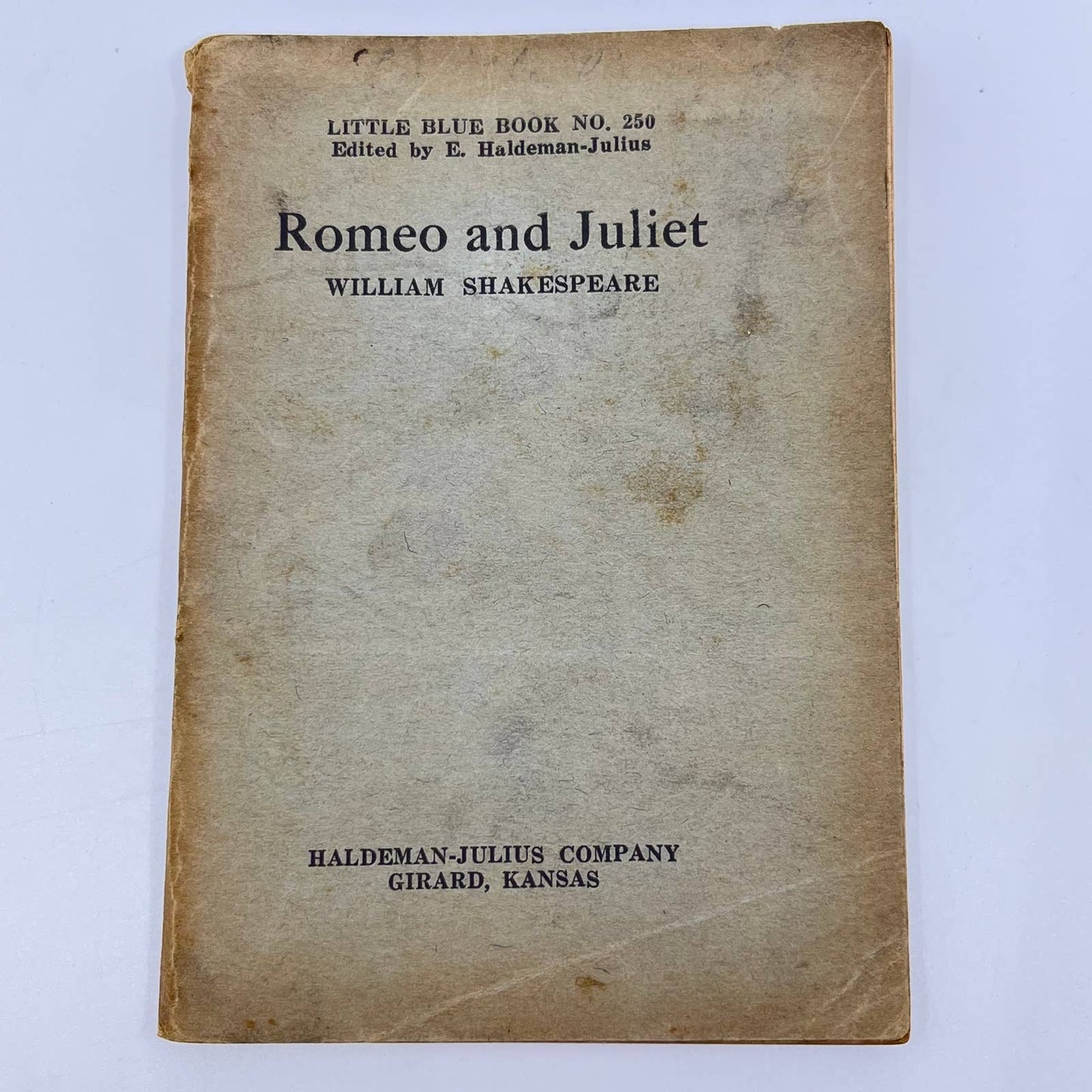 c1920 Little Blue Book No. 250 Romeo and Juliet SD3