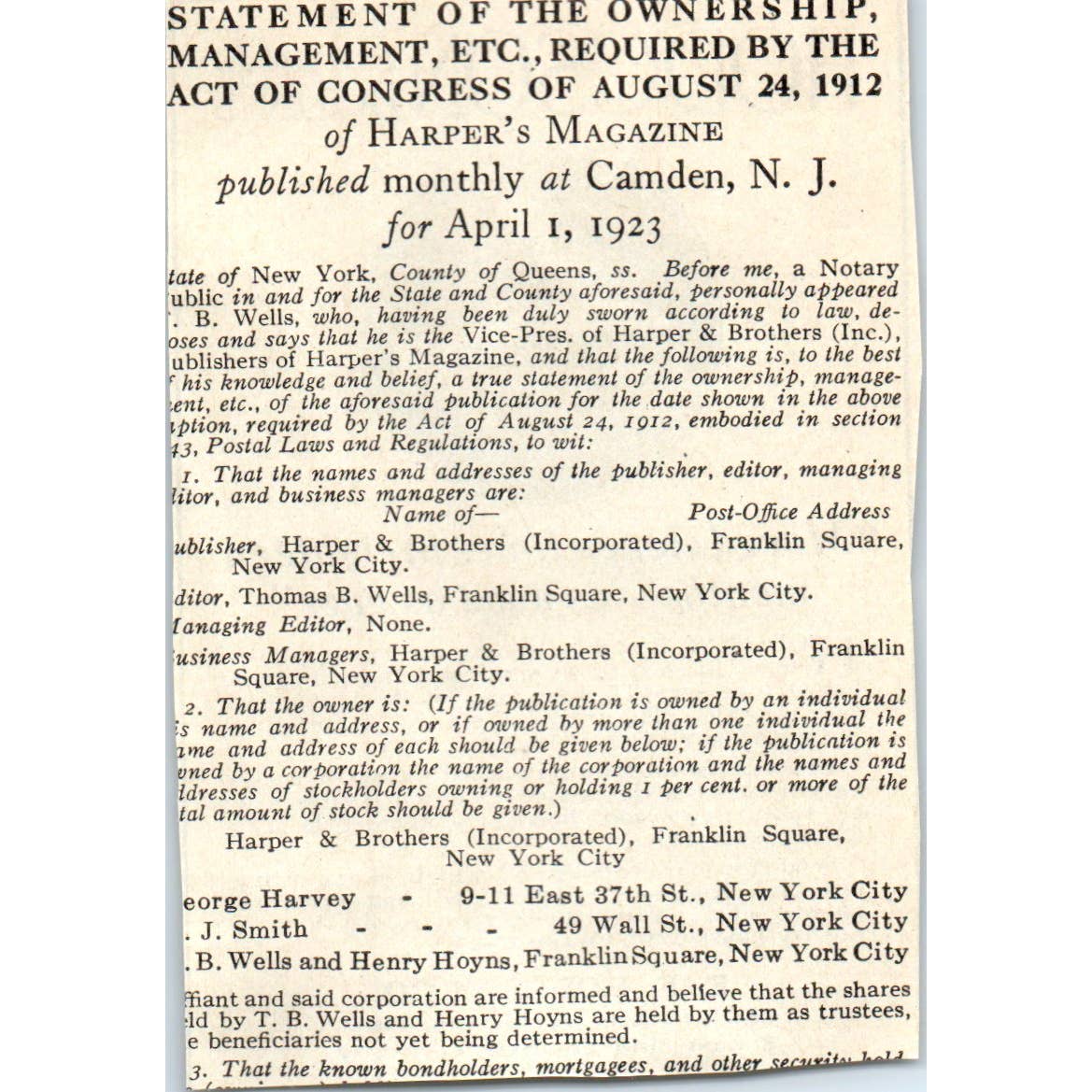 c1920 Harper's Magazine Ad - E.F. Hodgson Portable Houses NYC EA3-4