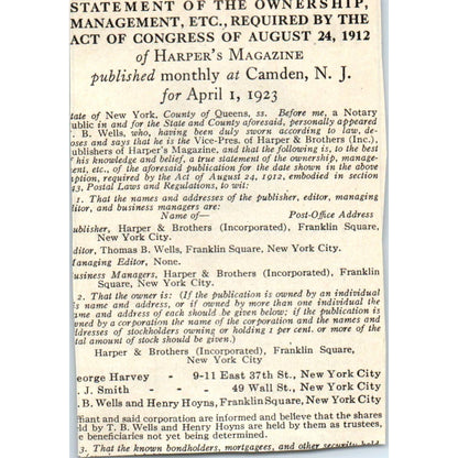 c1920 Harper's Magazine Ad - E.F. Hodgson Portable Houses NYC EA3-4
