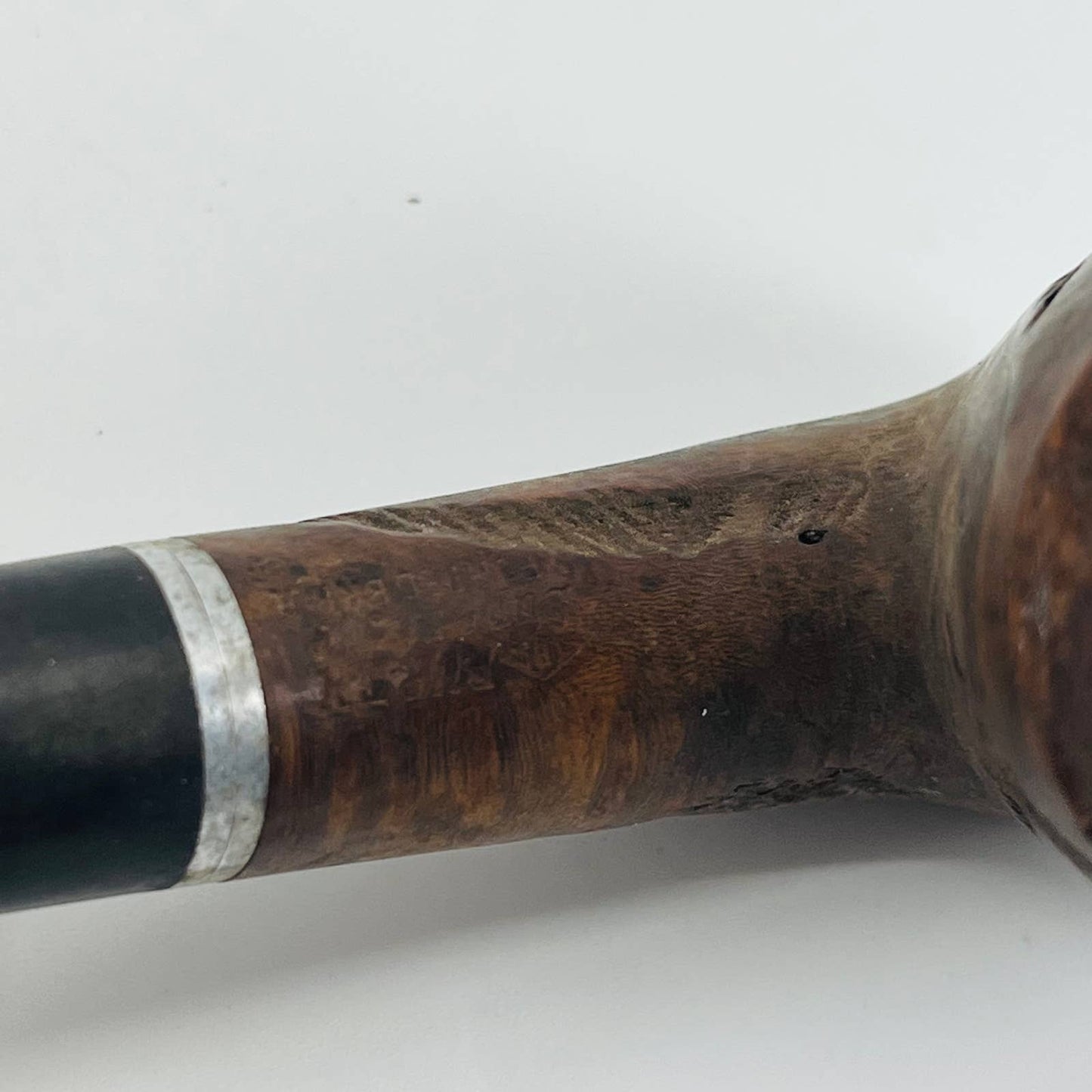 Vtg LHS Purex Super Fine Imported Briar Bent Apple Tobacco Smoking Pipe 53