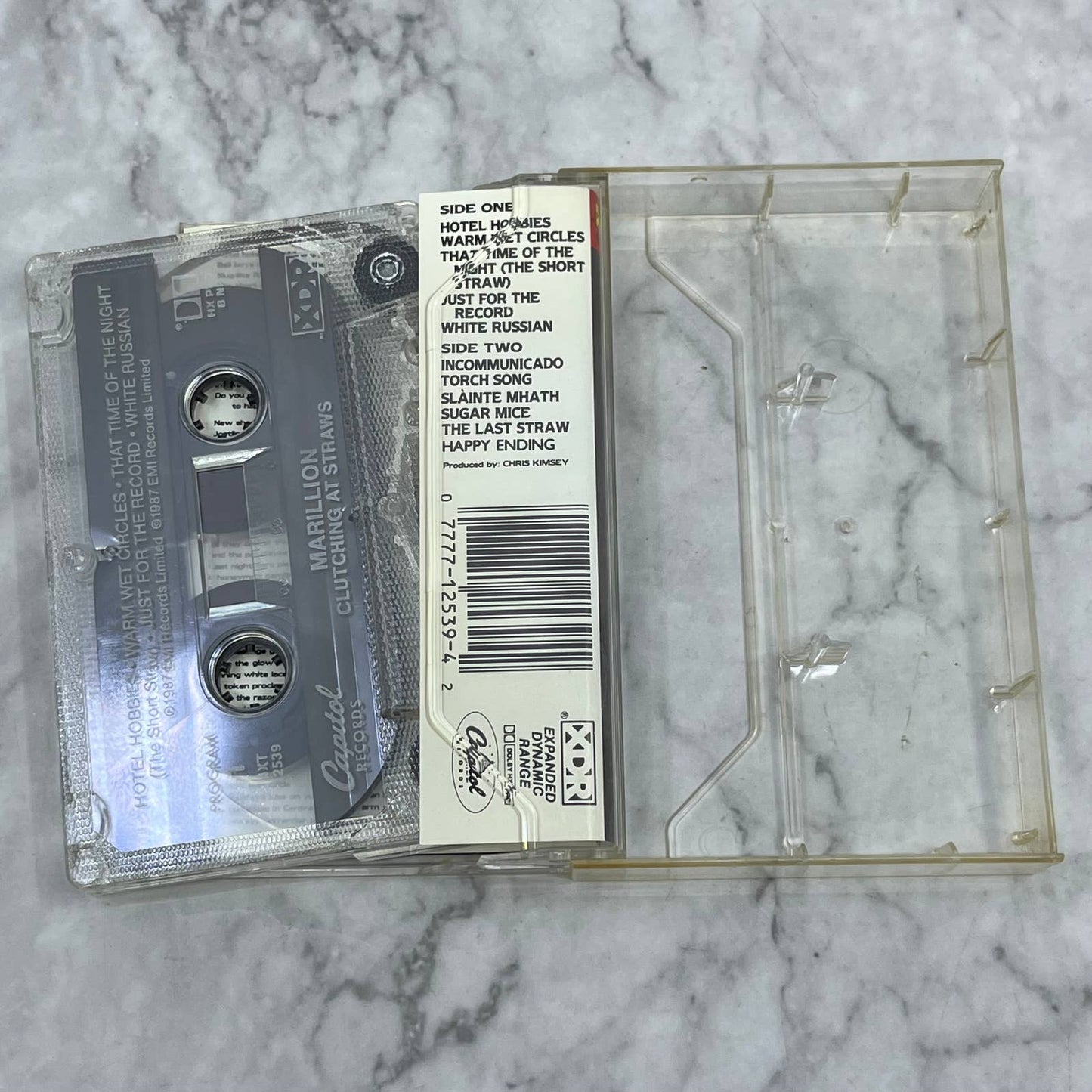 Marillion Clutching At Straws Cassette 1987 Cassette Tape TB5-11