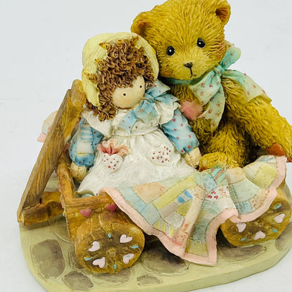 Cherished Teddies Molly Friendship Softens A Bumpy Ride 910759 Wagon IN BOX TC8