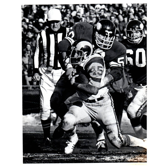 1974 Press Photo Football NFL Minnesota Vikings in Playoffs Vs. Rams 8x10" AD3