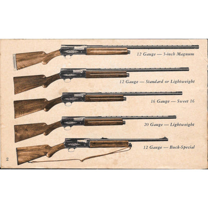 1950s Browning Shotguns Rifles Advertising Catalog Guns Pistols Hunting TJ7