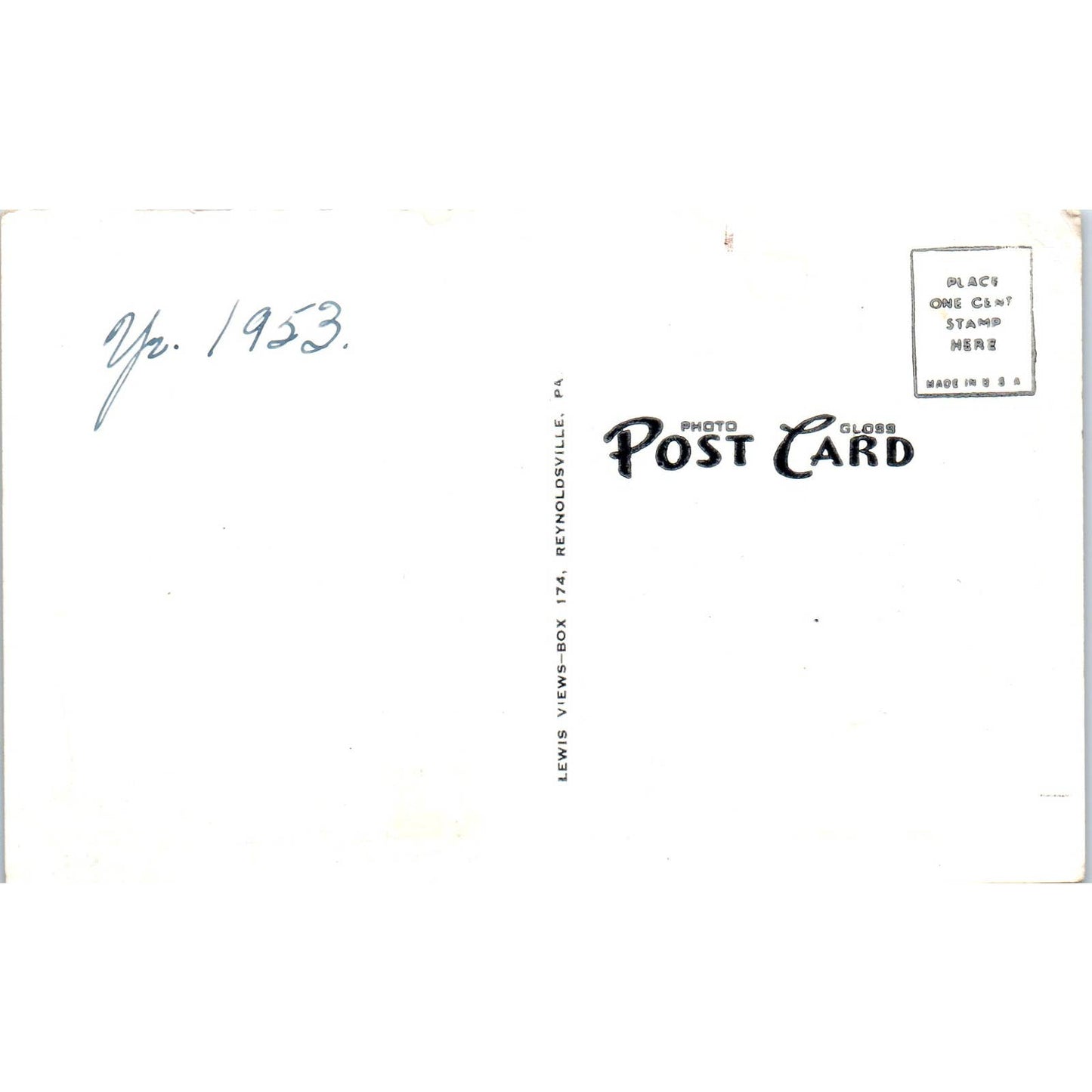 Vintage Postcard Interior of Public Shelter - Cook Forest Park TD8-P2