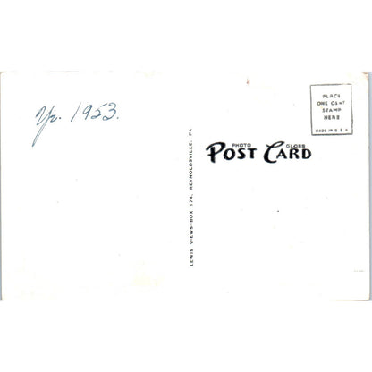 Vintage Postcard Interior of Public Shelter - Cook Forest Park TD8-P2