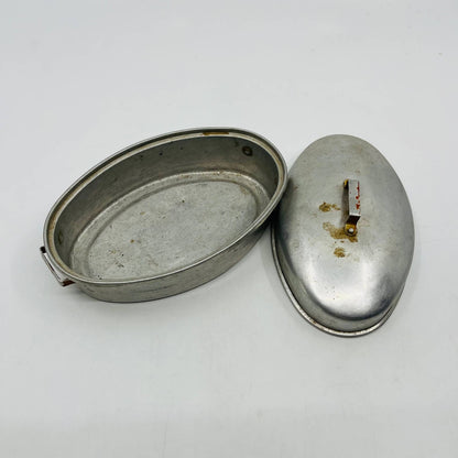 Vintage Toy Kitchen Tin Roasting Pan With Lid 6.5” TB6
