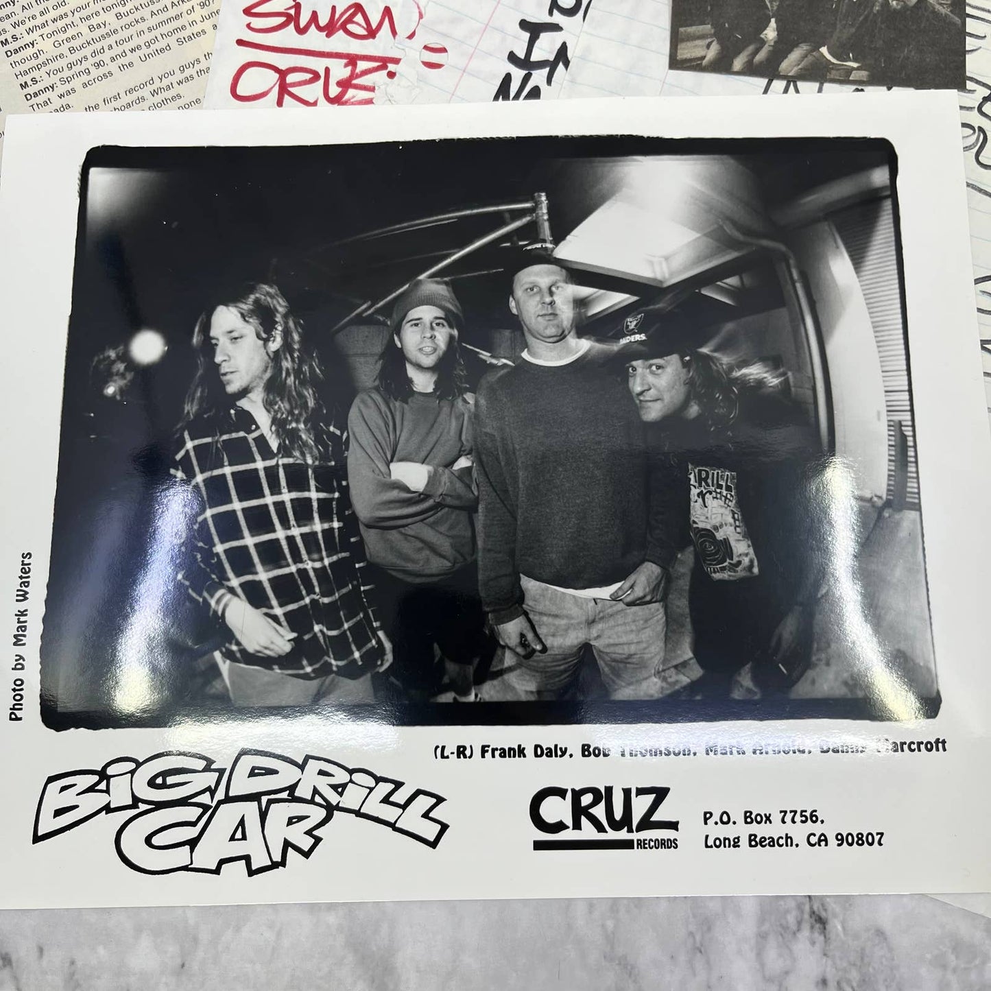 Vintage Big Drill Car Indie Rock Fan Memorabilia Collection FL5