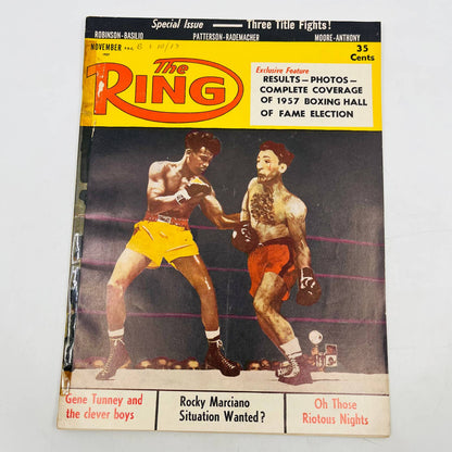 1957 Nov - The Ring Boxing Magazine Patterson vs. Rademacher TA5