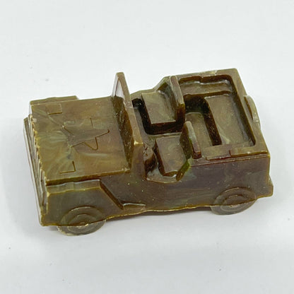 1950s Miniature Mohawk Military Jeep in Green Celluloid SC3