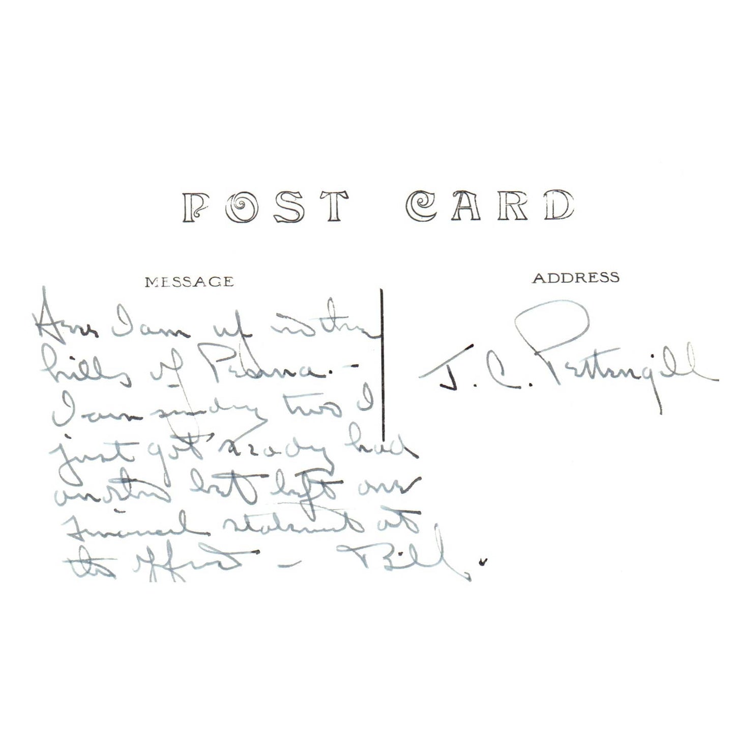 Spring Mountain House "The Beauty Spot" c1910 - Original Postcard RPPC TJ8-4