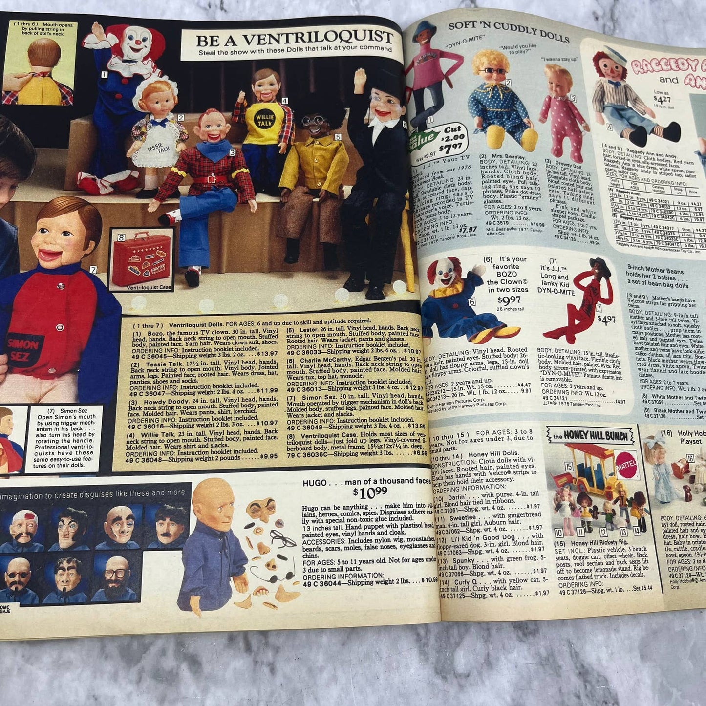 Sears 1977 Wish Book Catalog Star Wars Barbie Atari Lionel Toys Clothing S4