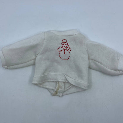 Vtg Handmade Outfit for American Girl Doll Stirrup Sweat Pants SnowmanTH8