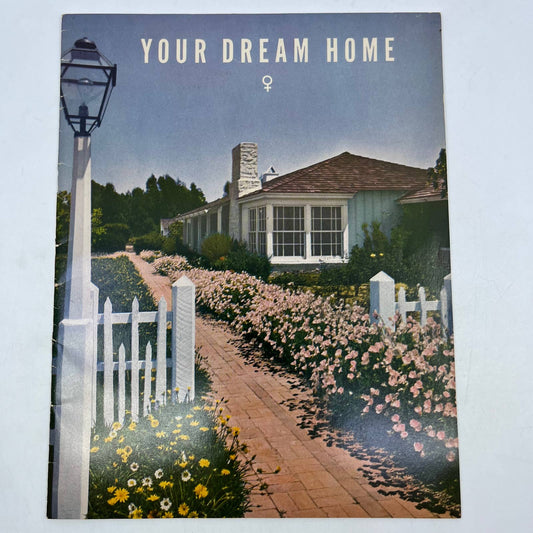 1950s MCM Dream Home Ideas Copper Brass Bronze Advertising Booklet Brochure TH8