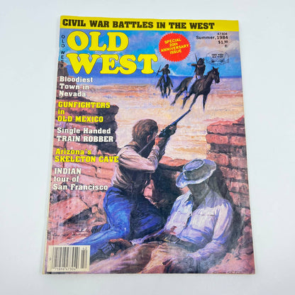 1984 Summer Old West Magazine Bloodiest Town In Nevada Mexico Gunfighters TE2