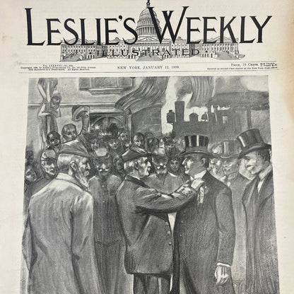 1899 Leslie's Weekly Illustrated Spanish American War Our Army in Cuba FL4