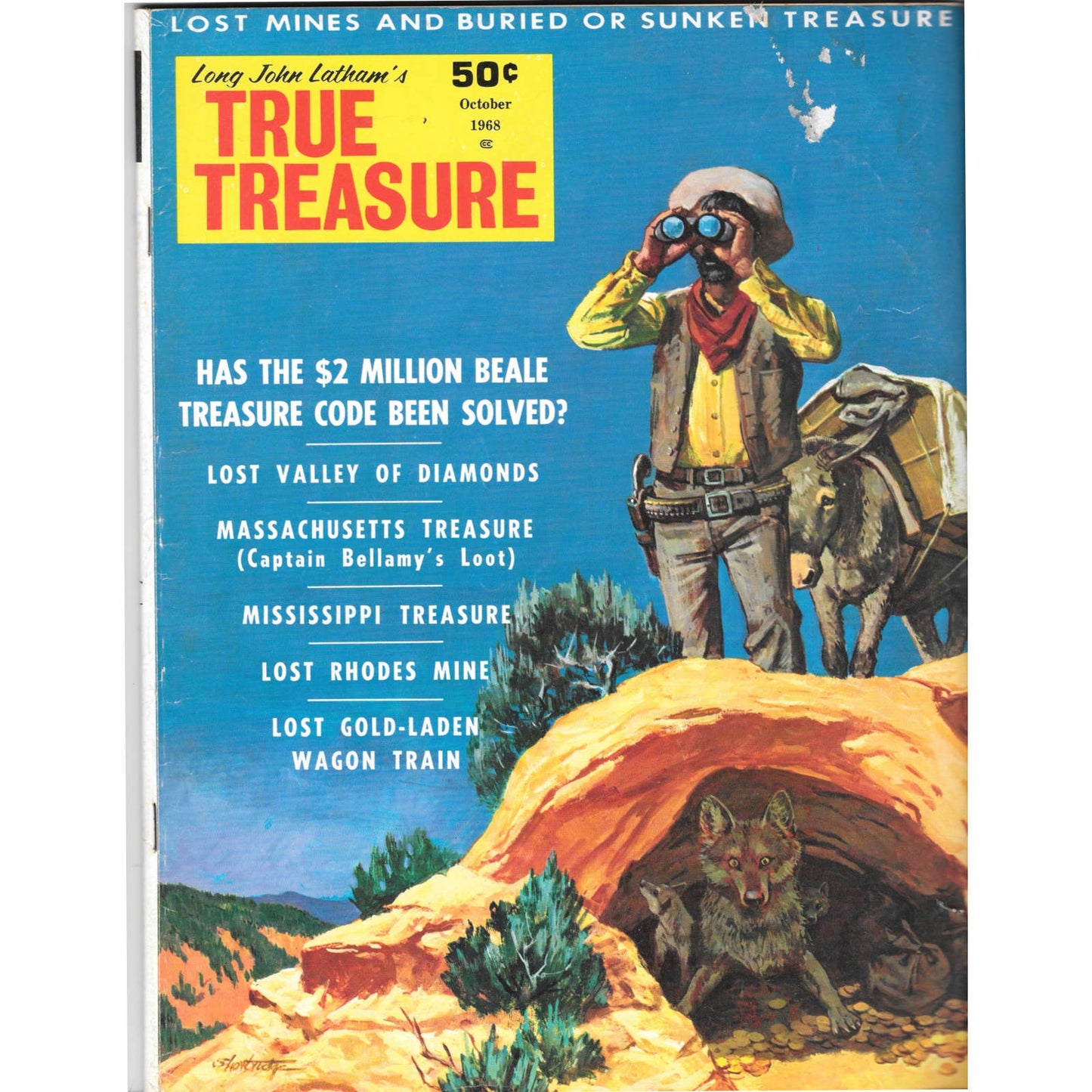 Long John Latham's Treasure Magazine - Gold Mining Metal Detecting Oct 1968 M5