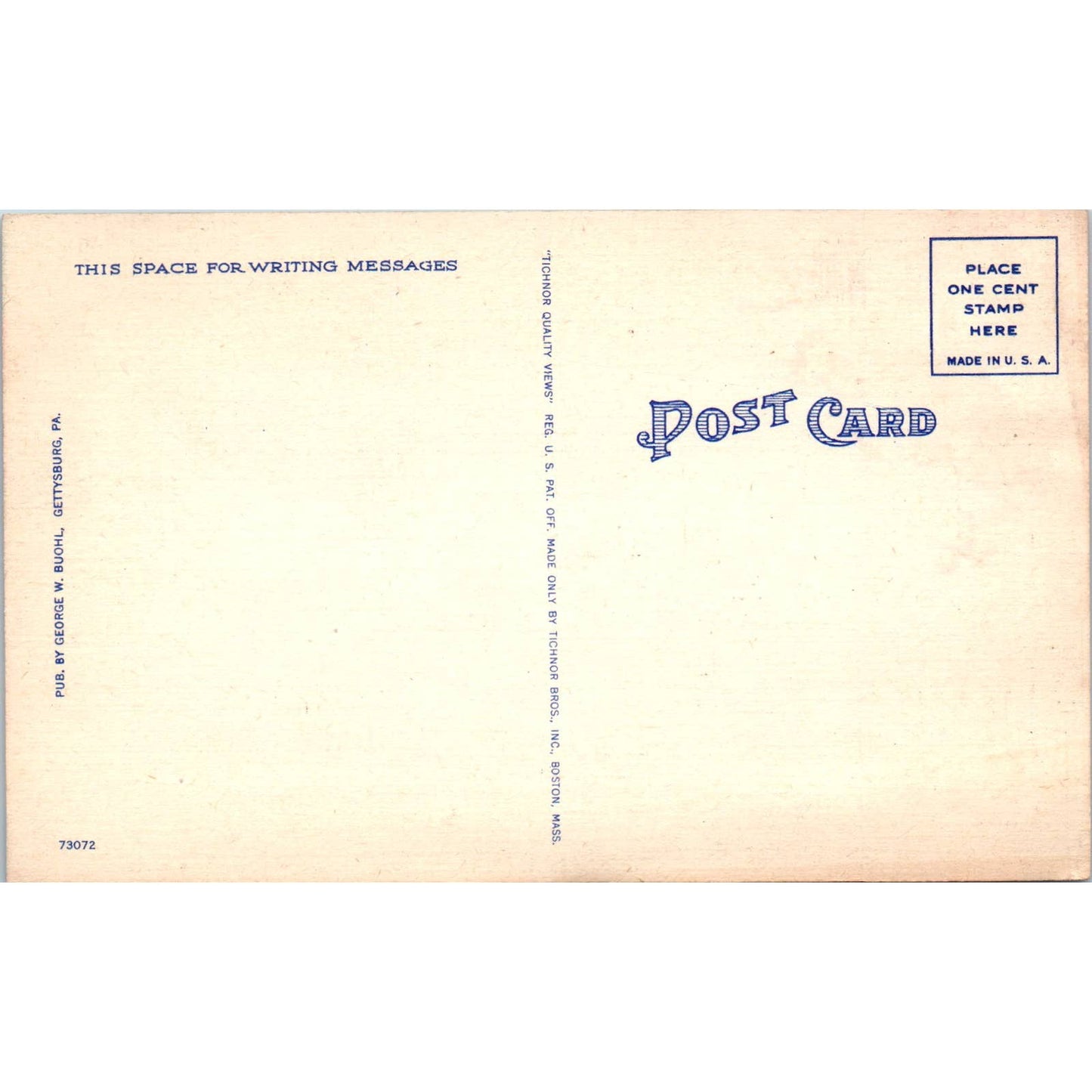 Vintage Postcard Greetings from Gettysburg PA TD8-P2