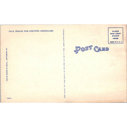 Vintage Postcard Greetings from Gettysburg PA TD8-P2