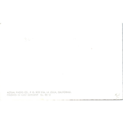 Coronado Ferry & San Diego Skyline RPPC Original Postcard P2-7