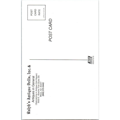 Ralph's Antique Dolls Mesa AZ Original Postcard PB10