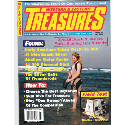 Western & Eastern Treasures Magazine - Treasure Hunting July 1998 M6