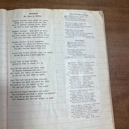 Early 1900s One-of-a-Kind Scrapbook of Collected Poetry from Newspapers L2-2
