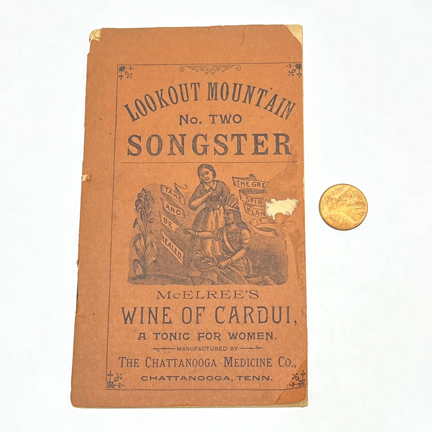 1880s Chattanooga Medicine Lookout Mountain #2 Songster Quakery Booklet AC3