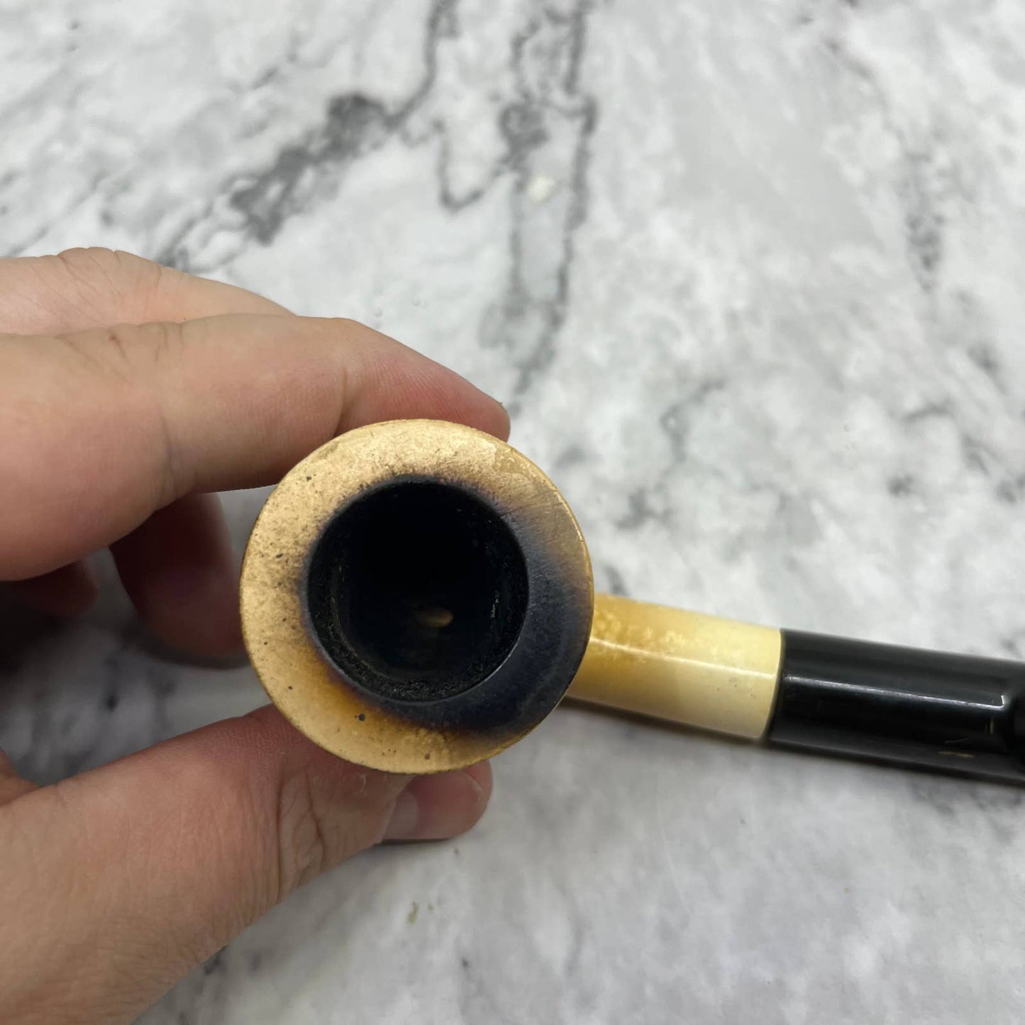 Vintage Meerschaum Tobacco Smoking Estate Pipe TJ9-2